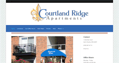 Desktop Screenshot of courtlandridgeapartments.com